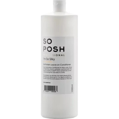 So Posh Silky Bezoplachový Hedvábný Kondicionér pro psy Protein Leave-on 1000 ml