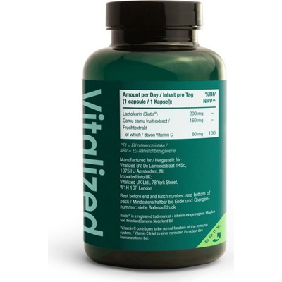 Vitalized Lactoferrin+ 200 mg 60 kapsúl