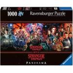 Ravensburger - Puzzle Stranger Things panorama - 1 000 piese