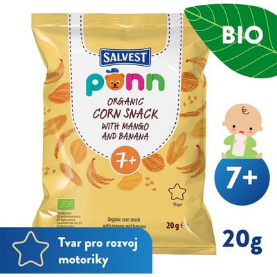 Salvest Ponn BIO mangové křupky 20 g – Sleviste.cz