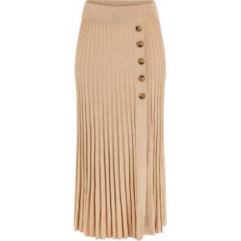 Guess Shopie Pleated Skirt Swtr W4RD99Z3D60-G1L7 hnědý