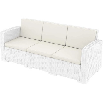 Image 1 of Bogdan Furniture Am Канапе 3-ка Monako, бял с възглавнички