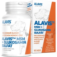 Alavis MSM + Glukosamin sulfát kĺbová výživa pre psy 60 tbl