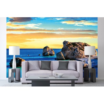 DIMEX ART s. r. o Самозалепваща се флизелинова фототапета заливът на афродита 375 x 250 см