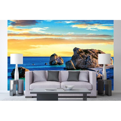 DIMEX ART Самозалепваща се флизелинова фототапета заливът на афродита 375 x 250 см