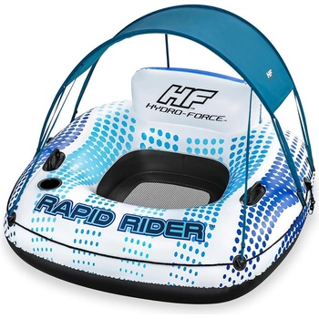 Bestway Шезлонг надуваем, плаващ, 123x123x51 см, Bestway Hydro-Force Rapid Rider 43725 (43725)