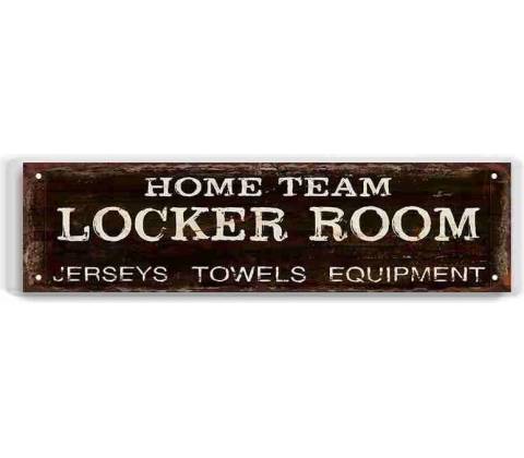 Ceduľa Locker Room