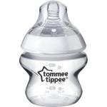 Tommee Tippee Бебешко стъклено шише Tommee Tippee Easi Vent - 150 ml, с биберон 1 капка (TT.0015) - ozone