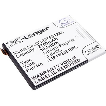 Cameron Sino Батерия за Sony Ericsson F5121, Xperia X и други, 2700 mAh, Li-Pol (CS-ERF512XL)