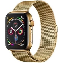 COTEetCI ocelový magnetický řemínek pro Apple Watch 42 / 44 / 45 mm zlatý WH5203-GD