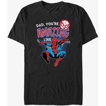 ZOOT. Fan Черна унисекс тениска ZOOT. Fan Marvel Amazing Like Dad ZOOT. Fan | Cheren | МЪЖЕ | L