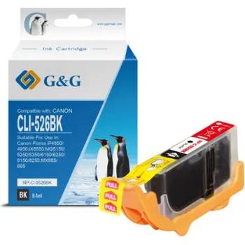 Compatible ГЛАВА ЗА CANON PIXMA iP 4850/MG 5150/5250/6150/8150 - Black - ink tank - WITH CHIP / С ЧИП - /526/ - CLI-526BK (CLI526BK) - BS4540B001AA - PN NP (200CANCLI526B C)