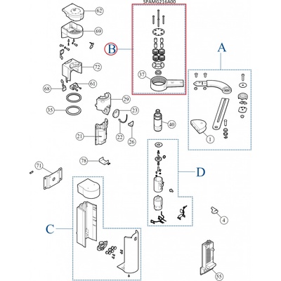 SPAMG216A00 kit ramena pro WALKY