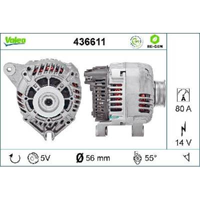 Alternátor VALEO 436611