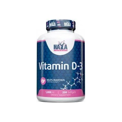 Haya Labs Витамин d-3 / 1000, 250 меки таблетки, 4201