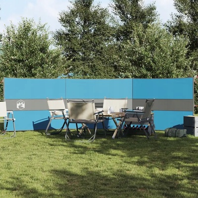vidaXL paraván 4009655 modrý 490 cm x 1 m x 1 cm