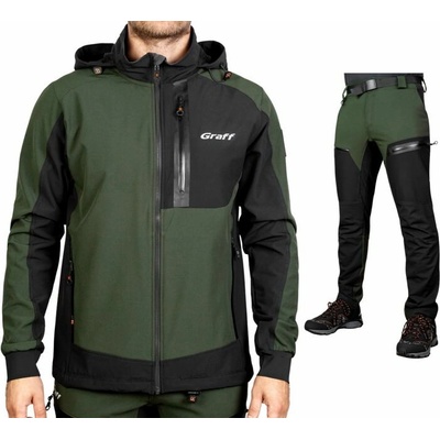 Graff softshelová sada Softshell Set 561-S/761-S Dark Green