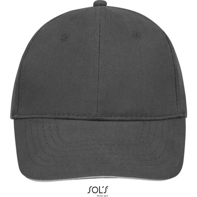 SOL's Collection Buffalo baseballová 6 panelová COT25810092499-dark grey/l Šedá tmavá/šedá světlá