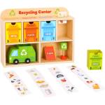 Tooky Toy Дървен център за рециклиране ty635a