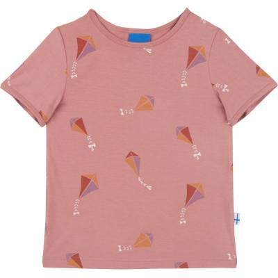 finkid Детска тениска Finkid Kid's Ilta Sun T-shirt - Peach - размер 110/120 (704-5778-0314)