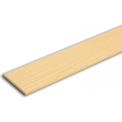 Krycí lišta č.323 - 74 mm x 5 mm x 2,40 m, nastavovaná BO/SM, K7405