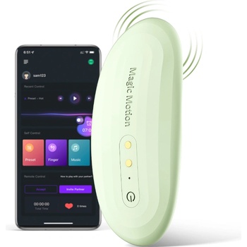 Image 1 of Magic Motion Nyx Smart Panty Vibrator Green