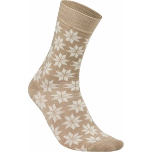 Ivanhoe of Sweden Дамски мериносови чорапи Ivanhoe of Sweden Women's Wool Sock Snowflake Merino socks - Sand - размер 43-46 (EU) (201-4208-0313)
