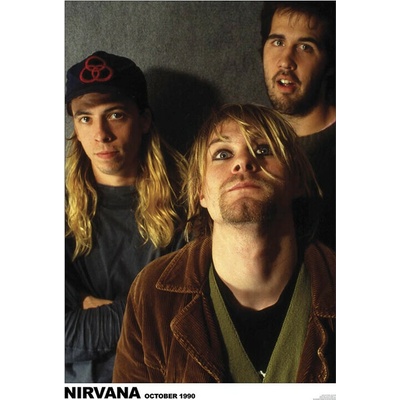 Plakát, Obraz - Nirvana - October 1990, 59.4 × 84.1 cm
