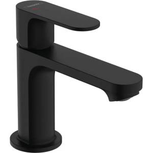 Hansgrohe Rebris S - Смесител за умивалник със сифон, CoolStart, матово черно 72513670 (72513670)