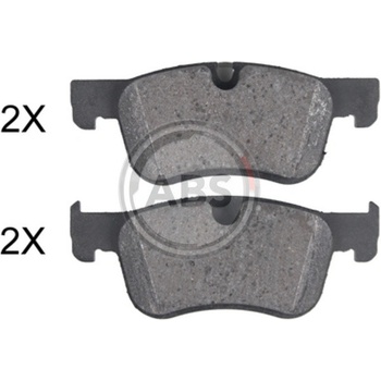 A.B.S. Sada brzdových platničiek kotúčovej brzdy 35029