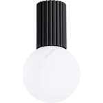 Sollux SL. 1713 - Плафон за баня HALO 1xG9/8W/230V IP44 черен (SLX1426)