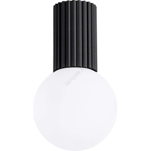 Sollux SL. 1713 - Плафон за баня HALO 1xG9/8W/230V IP44 черен (SLX1426)
