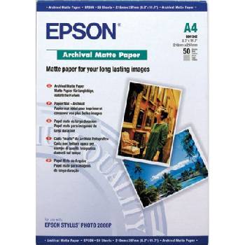 Epson Archival Matte Paper A4, 50 listů C13S041342