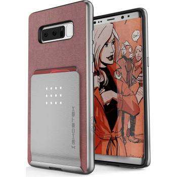 Púzdro Ghostek - Samsung Galaxy Note 8 Wallet Case Exec 2 Series ružové
