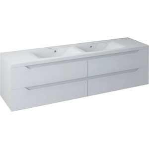 SAPHO Wave - Шкафче под двойна мивка 180x50x48 см, бял WA180-3030 (WA180-3030)