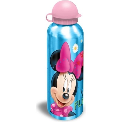 Euroswan ALU fľaša Minnie modrá Hliník Plast 500 ml