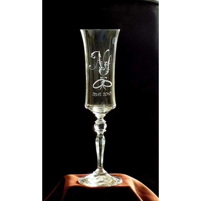 Rytiskla.cz SVATEBNÍ SKLENIČKY grc VZ032.2m.p.d. 190 ml