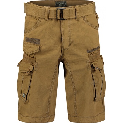 Geographical Norway kalhoty pánské PANORAMIQUE MEN BASIC 063 bermudy kapsáče khaki