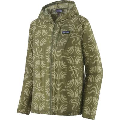 Patagonia Мъжко ветрозащитно яке Patagonia Houdini Jacket Casual jacket - Sand Waves: Caper Green (018-0101-5514)