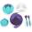 Cangaroo Купа с лъжица и вилица Jelly син F1730 (110047)
