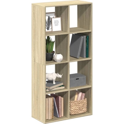 vidaXL Knihovna/dělící stěna dub sonoma 69,5x29x137,5 cm kompozit