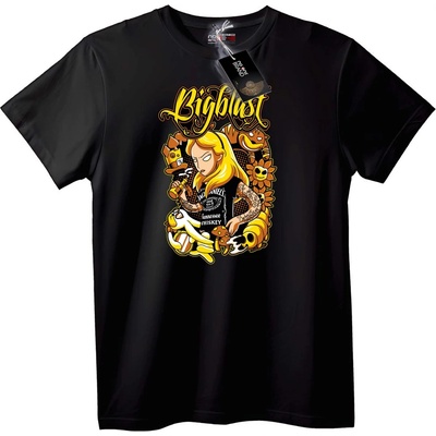 NOONEBRAND Тениска Момиче с Уиски Bigblust - S, Black