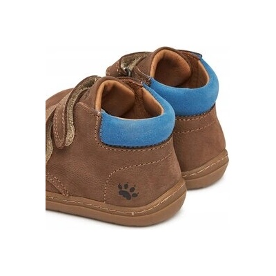 Primigi boty 8912011 na suchý zip pro chlapce barefoot