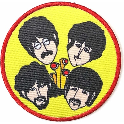 Nažehlovačka The Beatles - Yellow Submarine Periscopes & Heads
