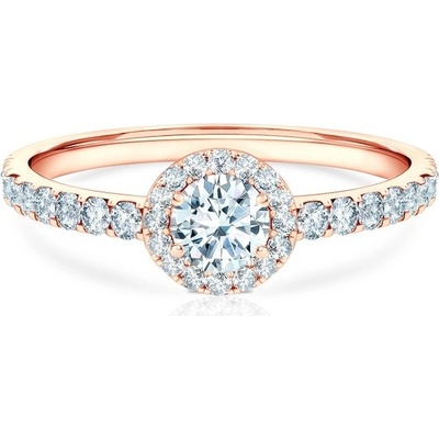 Savicki Zásnubný prsteň This is Love ružové zlato diamant TIL 6 D R