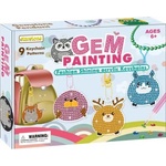 Man Yuk Toys Комплект за изработка на ключодържатели и медальони с диамантени камъчета - Горски животни (7125)