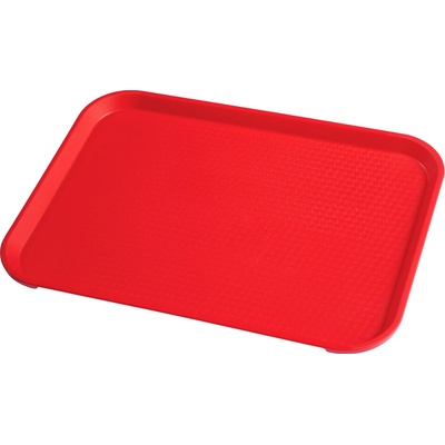 Cambro Polypropylenový tác fast food střední červený Červená 300x410xH19mm