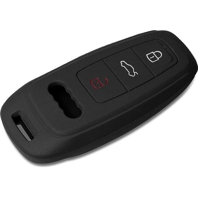 Kľúčenka Escape6 ochranné silikónové puzdro na kľúč pre Audi A6A7A8 čierna