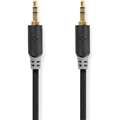 Nedis CABW22000AT10 стерео аудио кабел 3, 5 мм стерео жак - щепсел, позлатен, 1 м (CABW22000AT10)