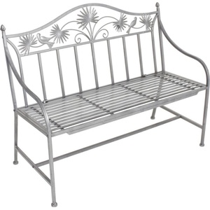 Garden Pleasure Сива метална градинска пейка Talin - Garden Pleasure (950363)